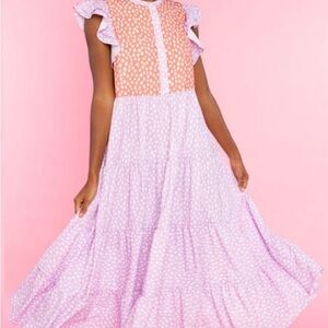Crosby By Mollie Burch Napa Dress Wildcat Mix Size Medium